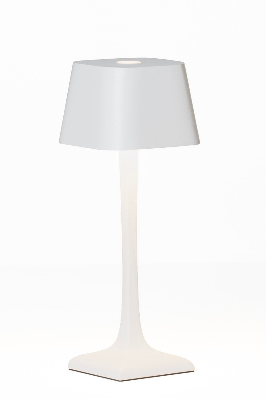A CA MIA GLAPHYRA WHITE. Rechargeable Wireless LED Table Lamp. 