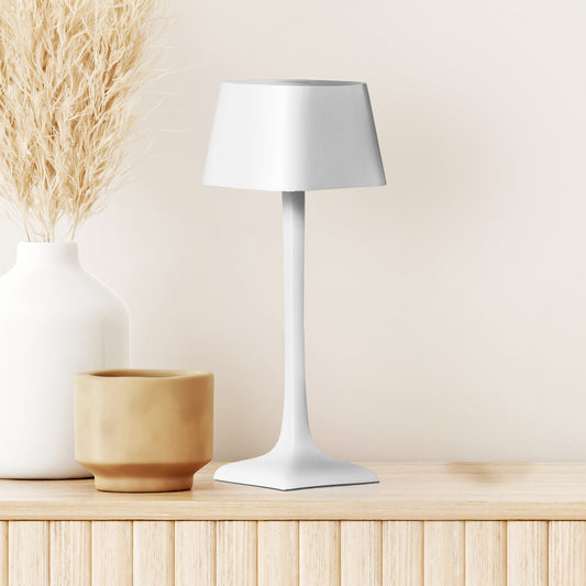 A CA MIA GLAPHYRA WHITE. Rechargeable Wireless LED Table Lamp. 