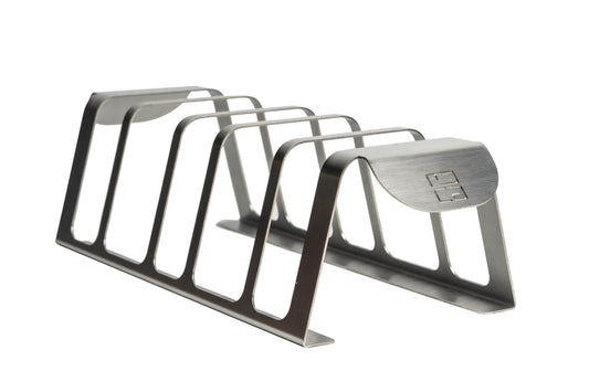 A CA MIA Model PRO Professional Vertical Cooking Support for Ribs, T-Bones, Florentine Steaks, Ribs and Vegetables. Suitable for All Types of Barbecue and Oven